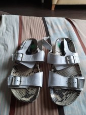 VALLEVERDE Sandale,  Größe 37, Weiß, wenig gebraucht, Ohne Karton