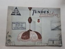 original alter Katalog  1936 TUNDES LEUCHTES THIEL & SCHUCHARDT RUHLA BAKELIT