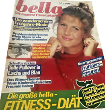 Vintage  Zeitschrift  " Bella die moderne Frauenzeitschrift"  23.01.1987