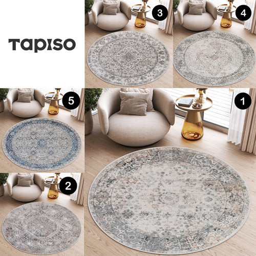 Runder teppich wohnzimmer grau - wohnzimmer,