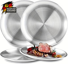 Camping Edelstahl Teller Set 3