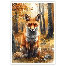 Fuchs A4 Kunstdruck Poster
