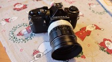 PENTAX ME 35mm Spiegelreflexkamera + Soligor 1:2,8   F=35mm