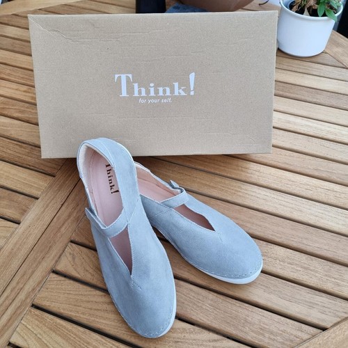 Think leder ballerina - leder,
