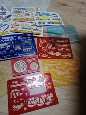 Schablonen Buchstaben Zahlen Fahrzeuge Malen Tiere