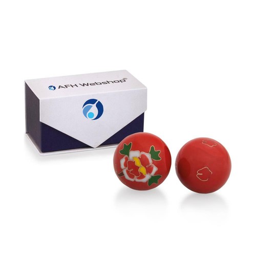Qigong kugeln blume rot - kugeln, |