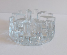 Stövchen block glas eisglas - block-glas,