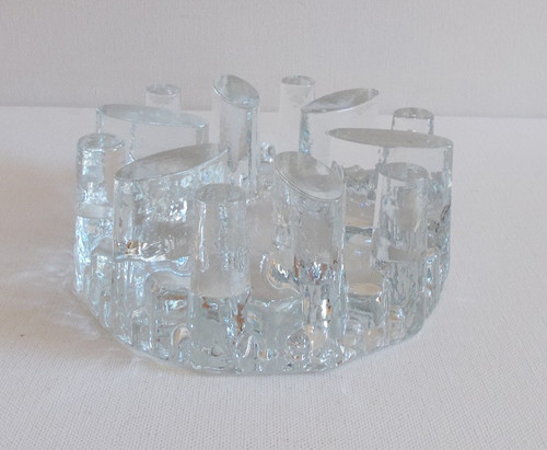 Stövchen block glas eisglas - stövchen,