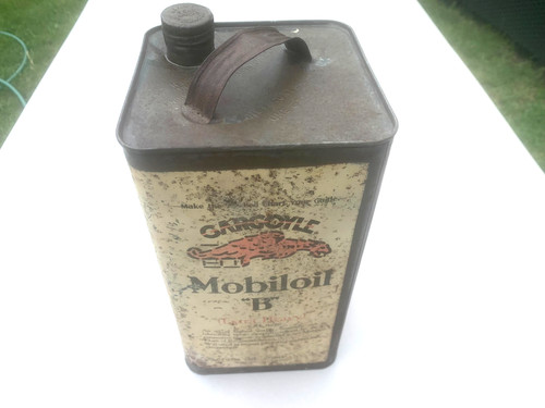 Mobil oil blechdose 1939 - mobil,