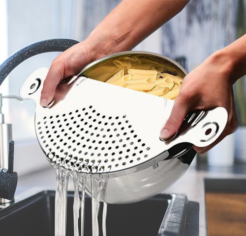 Abgießhilfe abgießsieb sieb - abgießhilfe,