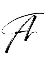 Kunstdruck Buchstaben A-Z