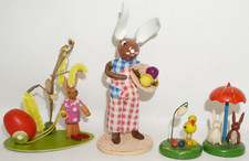 Osterhase Küken Osterschmuck Osterdekoration Hase Erzgebirge ALT Konvolut