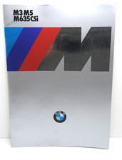BMW M3 M5 M635CSi , Verkaufsprospekt  von  02/1986