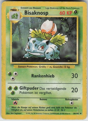 Bisaknosp base set 30 102 - bisaknosp, 30/102