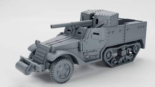 Wwii gun motor carriage - us,