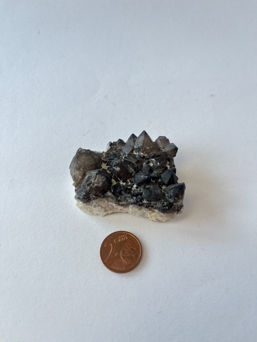 Rauchquarz kristallstufe aus - rauchquarz,
