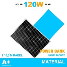 120W 12V Monokristallin