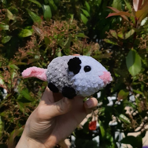 Selbstgehäkeltes opossum aus - selbstgehäkeltes,