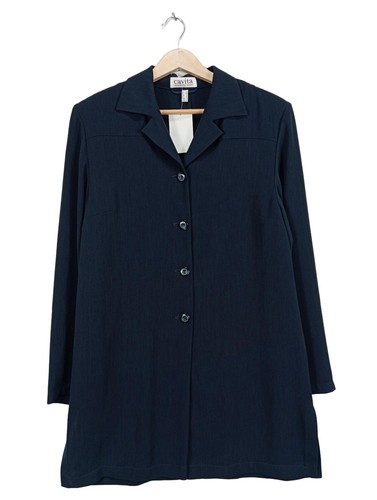 Cavita long blazer blau - cavita, long-blazer