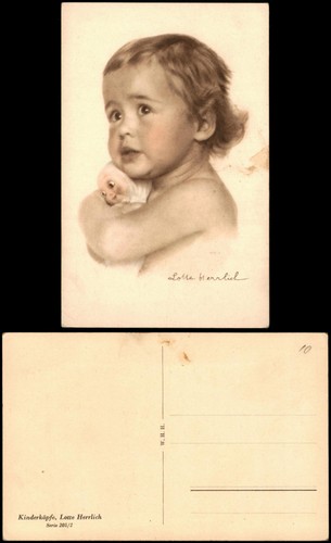 Ansichtskarte lotte herrlich - ansichtskarte,