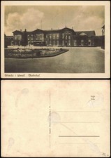 Ansichtskarte Rheda (Kr. Gütersloh) Bahnhof 1940