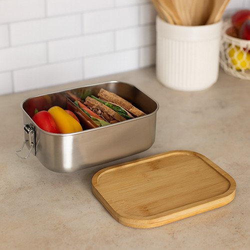 Lunchbox mit clipverschluss - lunchbox,