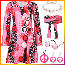 Hippie Kostüm Damen 60er 70er