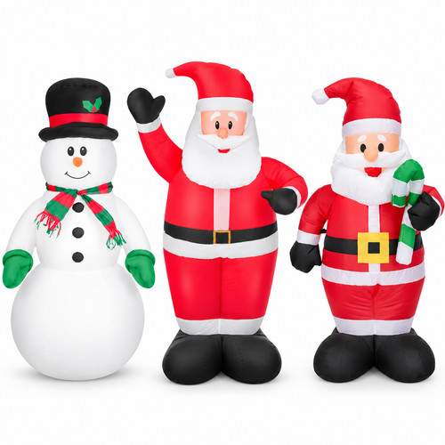 Weihnachtsmann aufblasbar led - weihnachtsmann,