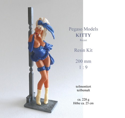 Teilbemalt figur resin - figur, ★