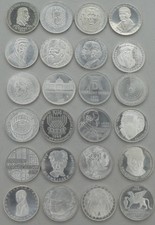 Deutschland 5 DM Gedenkmünzen 1953 bis 1979 Si / Ag unz.
