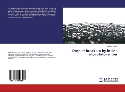 Droplet break in line - droplet, in-line