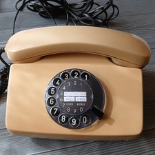 70er jahre post telefon creme - post,