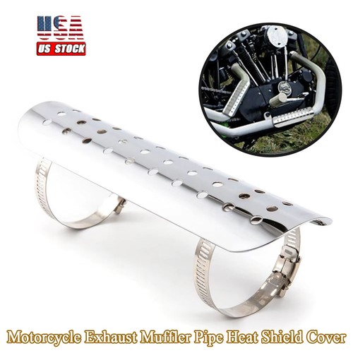 Motorcycle heat shield - shield, metal