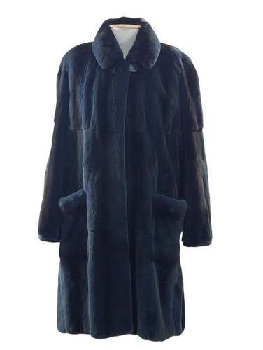 Pelzmoden manuela mantel blau - pelzmoden,