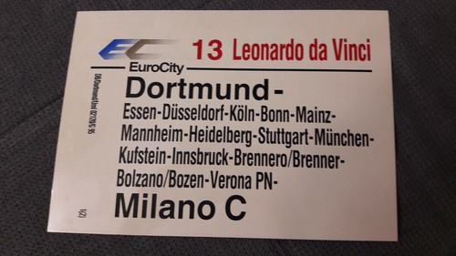 Zuglaufschild leonardo - 13,
