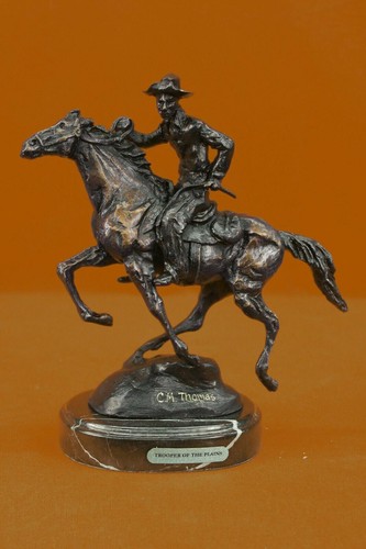 Bronze skulptur western cowboy - bronze,
