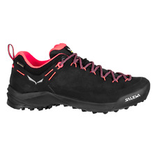 Salewa Wildfire Damen Sportschuhe  Sneaker schwarz koralle kombi Leder Gore-Tex