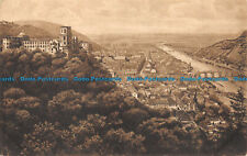 R057357 Heidelberg vom Weg zum Königsstuhl Gesehen. Edm. von König. B. Hopkins