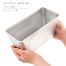 Brotbackform  1,7L Kastenform Backform für Brote Kuchenform Silumin