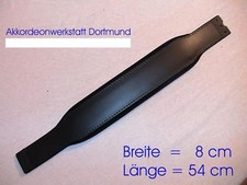 8 x 54 cm, Akkordeon Bassgurt, Bassriemen, correa acordeon, accordion bass strap