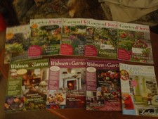 9 x Garten  Zeitschrift - Garten Flora / Träume, Wohnen & Garten / Dekorieren