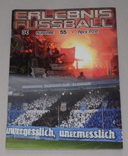 FANMAGAZIN ERLEBNIS FUSSBALL - ULTRAS FANZINE - Nr. 55 !!! APRIL 2012