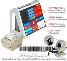 KASSE 19" 48cm ELO TOUCHSCREEN MONITOR EINZELHANDEL TSE READY MIT SCANNER KA5-80