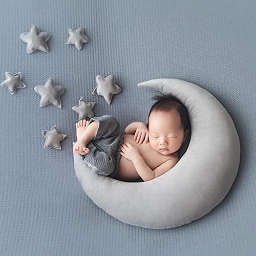 Mond stern kissen baby - &,