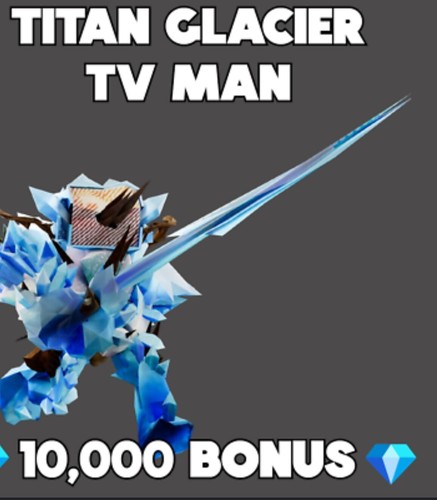 Titan glacier man - , gems