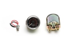 TA Technix VIAIR Doppeldruckanzeige schwarz mit Chromring Ø 52,4mm  0 - 11 bar