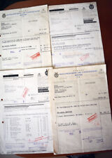 4 Rechnungen NAGEMA VEB Maschinenfabrik & Eisengießerei Wurzen von 1950