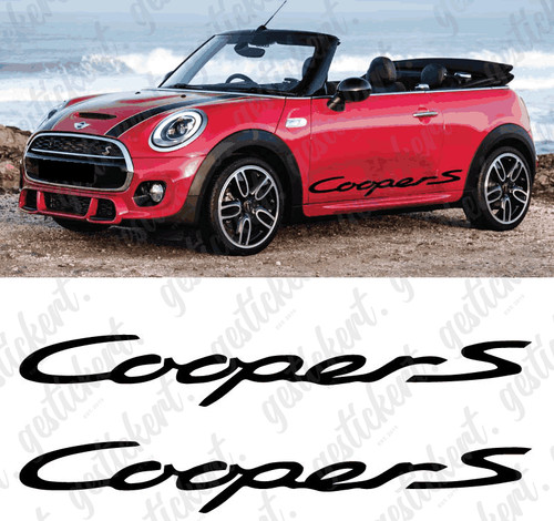 Schriftzug für mini - 2x,