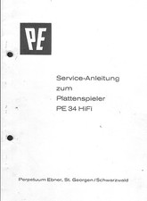 PE Service Manual für PE 34 HiFi  Copy