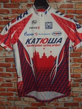 Katusha Katiowa Santini Radtrikot Shirt Maillot Cycling Größe M